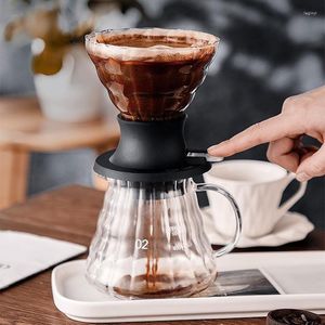 Kaffefilter V60 Tillbehör Te- och krukor Immersion Dripper Switch Maker Gratis V02 -papper