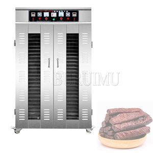 Desidratador elétrico de carne para vegetais, máquina de secagem a ar de grande capacidade, dispositivo de desidratação de frutas 40/50 camadas