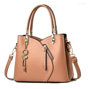 Evening Bags Western Style Solid Color Fashion Womens Handbags High-Quality Leather Women'S Soft Shoulder Messenger Bag