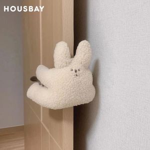 Угловая подушка дверь стопперт милый медведь игрушка кролика для детской комнаты