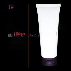 50pcs 100ml High-end White plastic Soft tube Cosmetic Packaging 100ML Lotion Cream Plastic Bottle Skin Care Cream squeeze Containers Tube