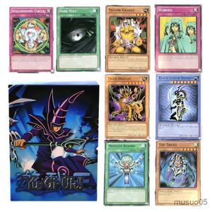 Jogos de cartas 66pcs ingleses yugioh cartas yu-gi-oh cartas jogando jogo negociando batalha yu gi oh carte collection magician coleta infantil