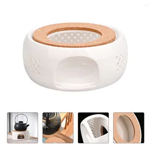 Bord mattor te -glasögon Set Tealight Burner Ceramic Warmer Holder Spa Fragrance