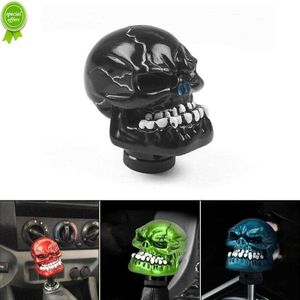New Racing Skull Shape Head Shift Knob Car Accessories Decoration Car Manual Gear Stick Shifter Lever Knob Gear Shift Knob