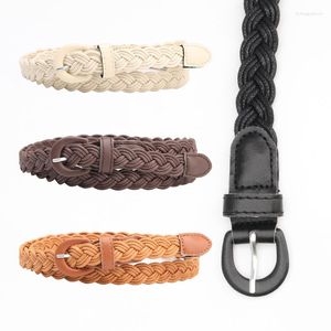 Cintos moda vende o estilo feminino Candy Colors Braid Feminino para Ceinture Femme F02 de alta qualidade