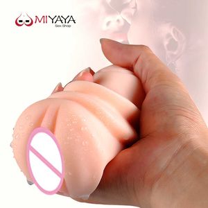 Men's Simulate Anal Realistic Silicon Sex Game for Men Naked Cup Masturbation Vagina Smoking Tool