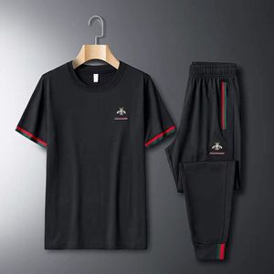 Plus Size Mens Tracksuits Designer Verão Abelha Ternos T Shirt Set Camisas Shorts Define Homem Roupas de Luxo Sportswears M-6XL