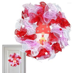 Fiori decorativi Porta d'ingresso San Valentino Ghirlanda Ghirlanda di fiori artificiali Ghirlande Appese a parete Decorazioni romantiche di peonia per la casa