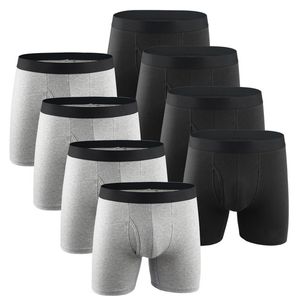 Underpants 8pc/lote homens cueca boxers de roupas de vestuário masculino de longa mecem