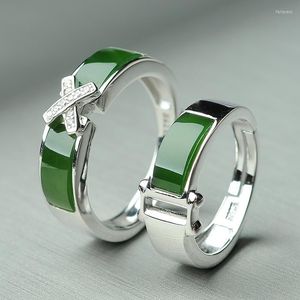 Кластерные кольца натуральные и модные женские нефритовые кольцевые пары для моды Tianyu с сертификатом