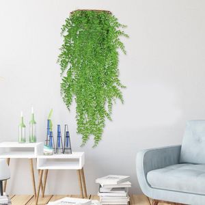 Decorative Flowers Artificial Fake Fern Leaf Vines Hanging Plant Ivy Vine Wall Decor For Room Garden Outdoor Indoor