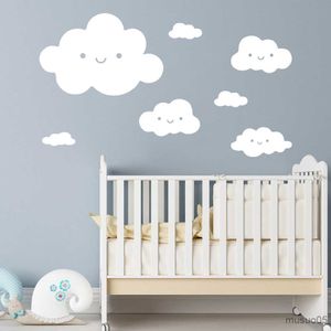 Spielzeugaufkleber für Kinder, niedliche Wolken, Wandaufkleber, Wohnaccessoires, minimalistischer Stil, für Zuhause, Schlafzimmer, Dekoration, Wandaufkleber für Kinderzimmer, selbstklebend