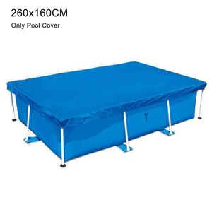 Pool & Accessories Rectangular Swimming Cover Frame Family Garden Rainproof Dust Waterproof Tarp Durable258i