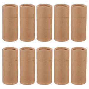 Gift Wrap 10 Pcs Packing Paper Tea Dispenser Cardboard Tube Boxes Organizer Lid Table Runner Perfume Bottle Packaging