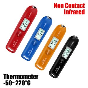 8220 -50 220 C Portable Mini Digital Infrared Thermometer Icke -kontakt för kök BBQ Frying Cooking Industrial Pyrometer