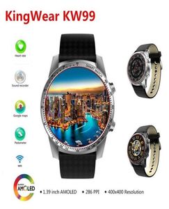 Kingwear KW99 3G Smartwatch Telefone Android 51 MTK6580 Quad Core 8GB ROM ROM Monitor cardíaco Pedômetro GPS Antilost Smart Watch BA3968665