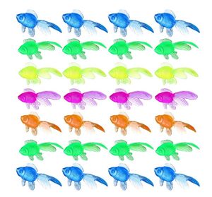 Aquário Fake Peixe Decoração flutuante Party Summer Catch Goldfish Betta Fish Prêmios Silicone Swim Funny Fish Tank Ornamentos