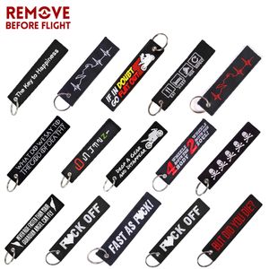 Remova antes de voo chaveiro para motocicleta Bijoux Key Chain for Men Gifts and Cars Tag Key Tag New Bordery Key Fashion Triiné