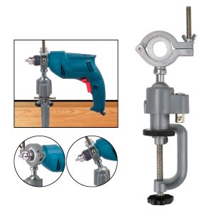 Multifunctional Electric Drill Stand Holder Bracket Stand Bench Vise Clamp Rotating Table Vise Swivel