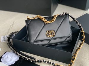 Original Frauen Luxusdesigner Kette Kettenbeutel Schaffellgitter Faden Faden Umhängetaschen Brieftaschen Kaviar Lederkreuzgut Tares Frauen Handtaschen mit Originalschachtel