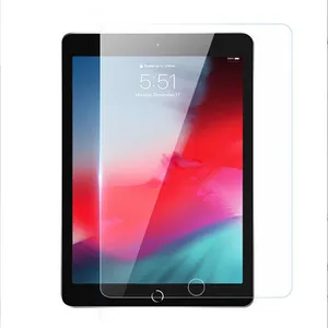 High quality Tempered Glass Screen Protector for iPad 10.2 9.7 10. 5 10.9 Pro 11 New iPad 8 7 6 5 Air 4 3 2 Mini iPad proof scratch resistant waterpro wholesale DHL Free Shipping