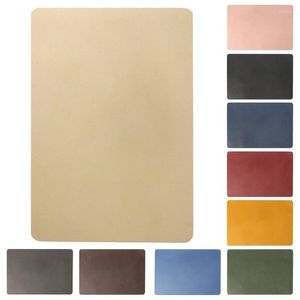 Table Cloth PU Leather Mats Pad Protector Student Desk Mat Office Decorative Items Home Desktop Pads Kitchen