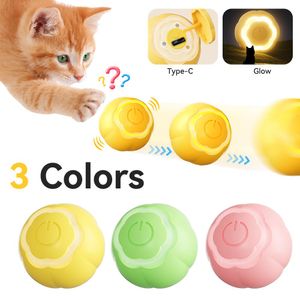 Dostarcza Smart Cat Toys USB ładowalne automatyczne piłki toczące elektryczne samokontroli interaktywna zabawka dla zwierzaka do gry w kąt