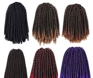 The latest 8-inch crochet dirty braid synthetic fiber hair spring braid has many styles to choose from supporting customization