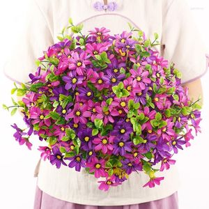 Decorative Flowers Artificial Flower Outdoor Garden Decoration Home Office Wedding Bouquet Fake