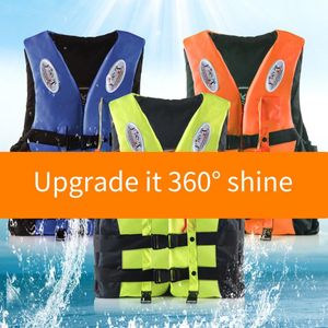 Schwimmweste, Boje, Upgrade, Outdoor, leuchtende Jacke, Badebekleidung, Schwimmjacken, Wassersport, Überleben, für Kinder und Erwachsene