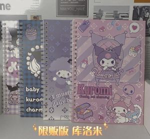 Söt Kuromi Cinnamoroll Style A5 Notepad Student Daily Memos Learning Mini Notepads for Kids Festival Gift School Supplies 60 Sheets