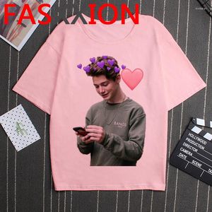 Herren T-Shirts Payton Moormeier Hemd Männer Harajuku Grunge Ästhetisches T-Shirt Ulzzang Lustige Kawaii Print Street Hip Hop Grafik T-Shirts Männlich