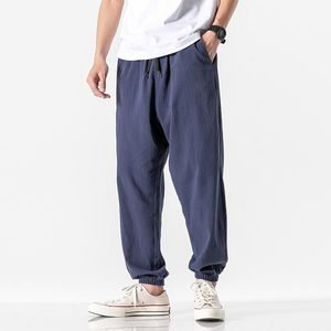 Pantaloni da uomo Pantaloni da jogging Harem Man Pantaloni comodi in cotone nero Casual Streetwear Pantaloni larghi Pantaloni sportivi da uomo in stile coreano