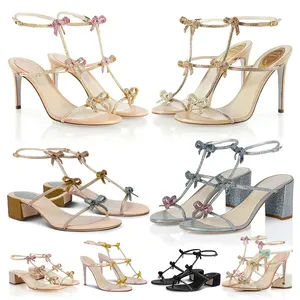 مواد الموضة Rene Reneals Sandals Shoes Caterina Caovilla Women Pu