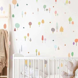 Kids' Toy Stickers DIY Trees forest Wall Sticker Style Living Room Kids Room Nursery Self-adhesive Art Mural Decals Home Decor