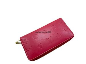 Mode Black Empreinte Women Clutch Lady Ladies Long Wallet Pu Leather Single dragkedja Plånböcker Klassiska majspurskort Korthållare Purse Korthållare 60017-3