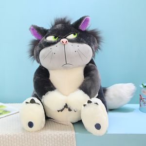 Lucifer Cat Evil Cat Anime Peripheral Plush Toy Doll Throw Pillow bil Decoration Home Decoration pojkar och flickor leksak