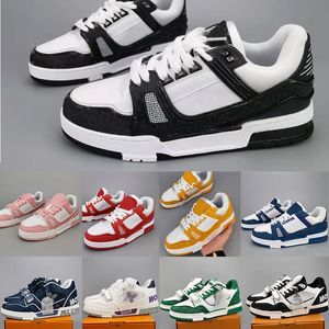 2023 Designer Original Trainer Sneakers Freizeitschuhe Schwarz Weiß Männer Frauen Plattform Mode Low Top Schuh Rot Grün Leder Gummi Walking Outdoor EUR 36-45