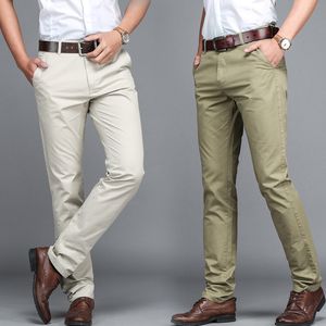 Men's Pants Summer Men's Casual Ting Trousers Fashion Pants Male Brand Solid Color Trousers High Quality 230515