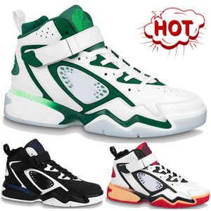 Basketball shoes mens Trainer 2 Sneaker Boot ink green white black blue platform designer sneakers fashion booties Genuine Leather men sports trainers EUR 40-45