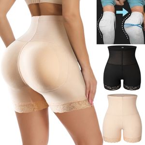 Damen Shapers Butt Lifter Bauchkontrolle Body Shapewear Hip Enhancer Shaper Höschen Nahtlose formende Unterwäsche Sexy Fake Butt Gepolsterte Höschen 230515