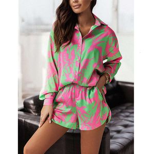 Женская шорты для сна, костюма для женской летняя пижама, набор 2 шт.