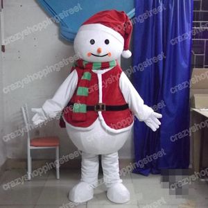 halloween simpatico pupazzo di neve costume della mascotte personaggio dei cartoni animati abiti vestito di Natale adulti taglia festa di compleanno vestito all'aperto puntelli pubblicitari