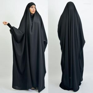 エスニック服eidフード付きイスラム教徒の女性ヒジャーブマキシドレス祈りの衣服セットDjellaba Jilbab Abaya Ramadan GownAbayas Islamic Niqab Burka