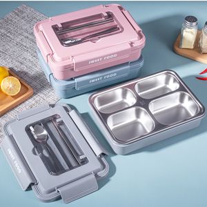 Bento Boxes Высококачественные защитные тепловые ланч -коробки из нержавеющей стали 304