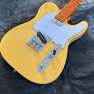 Anpassad TL Electric Guitar Cream Maple Fingle Finger Boar Gratis leverans