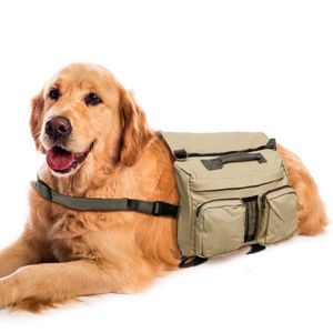 Ultraleichter Baumwollrucksack Haustierreisen Camping Wanderrucksack Satteltasche Rucksack für mittelgroße Hundeträger Haustierzubehör276A