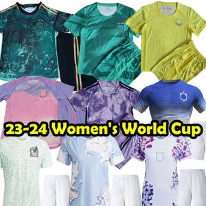 2023 2024ロバートソン女子ワールドカップキッズサッカージャージーイングランドメキシコベルギー