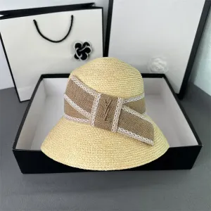 Designer Womens Straw Hat Summer Luxurys Bucket Hats Fashion Fit Caps Mens Beanie Casquettes Outdoor Hats Lady Cap Grass Braid Beach Caps 2305152d