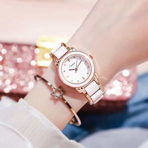 Relógio feminino simples temperamento estudante moda feminina pequena pulseira relógio de quartzo marca feminina autêntico requintado montre de luxo presentes a234